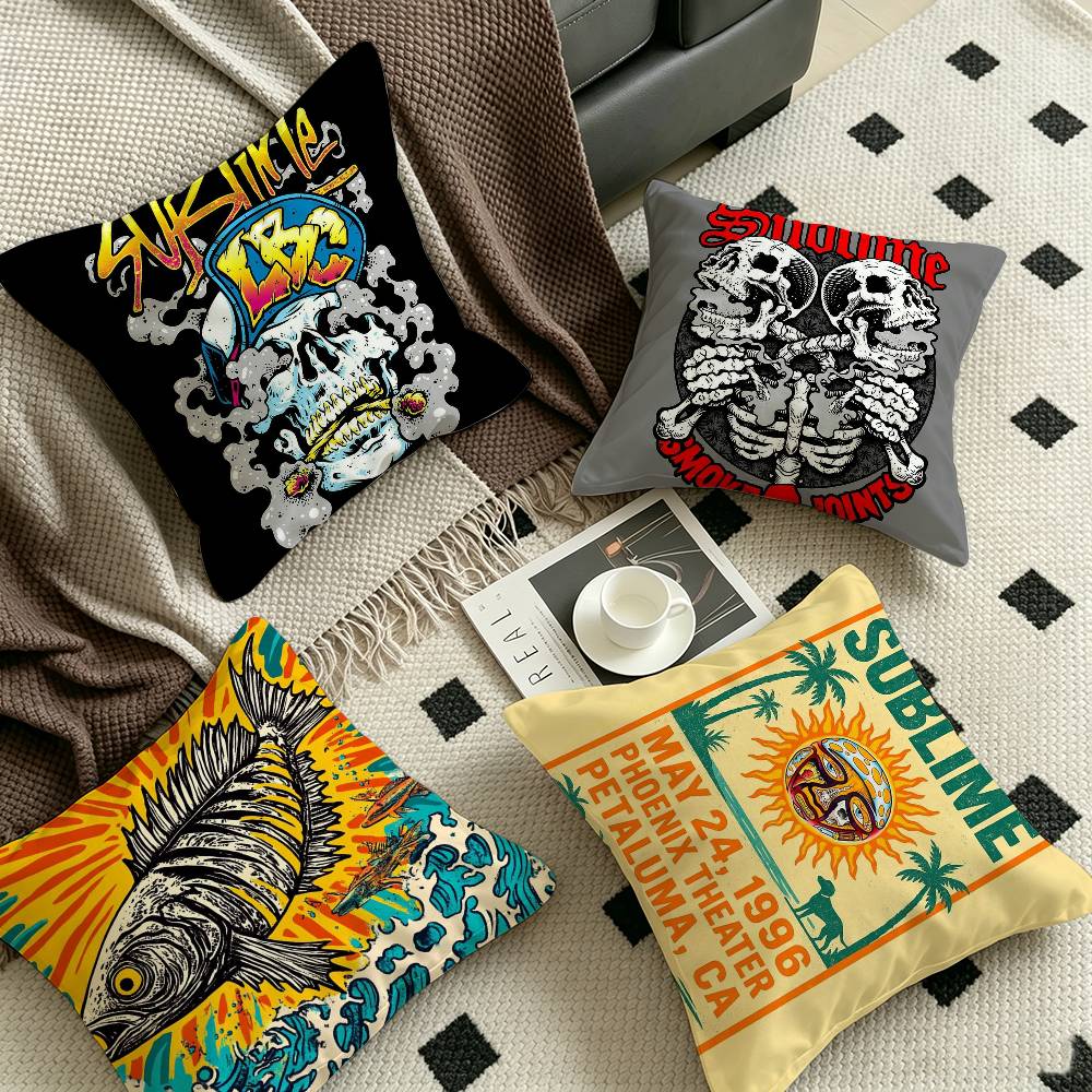 Pillow Cover Sublimation - S-Sublime Classic Band Cushion Cover Decorative