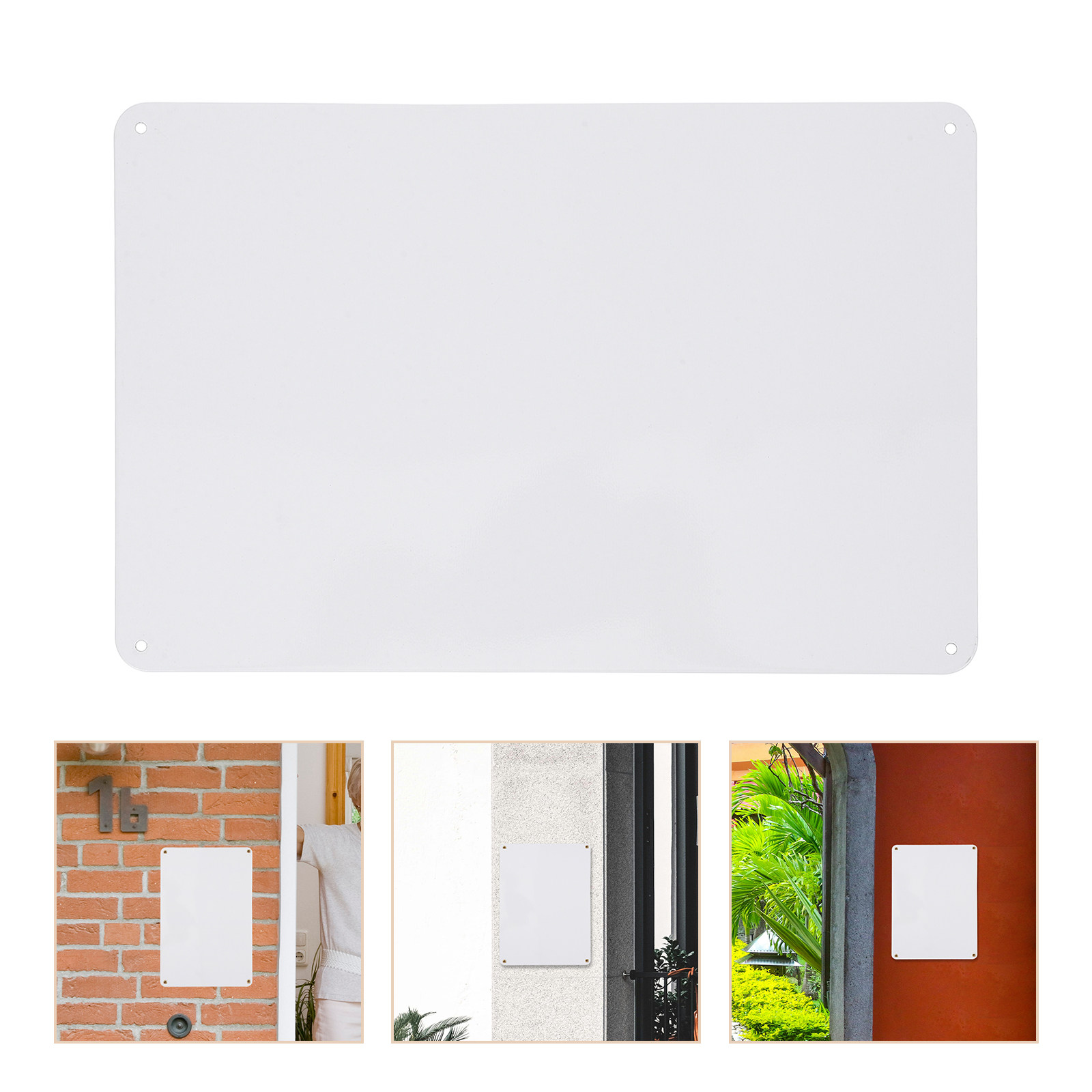 2Pcs Blank Metal Signs Sublima - Yard Sign Blank 评论和价格