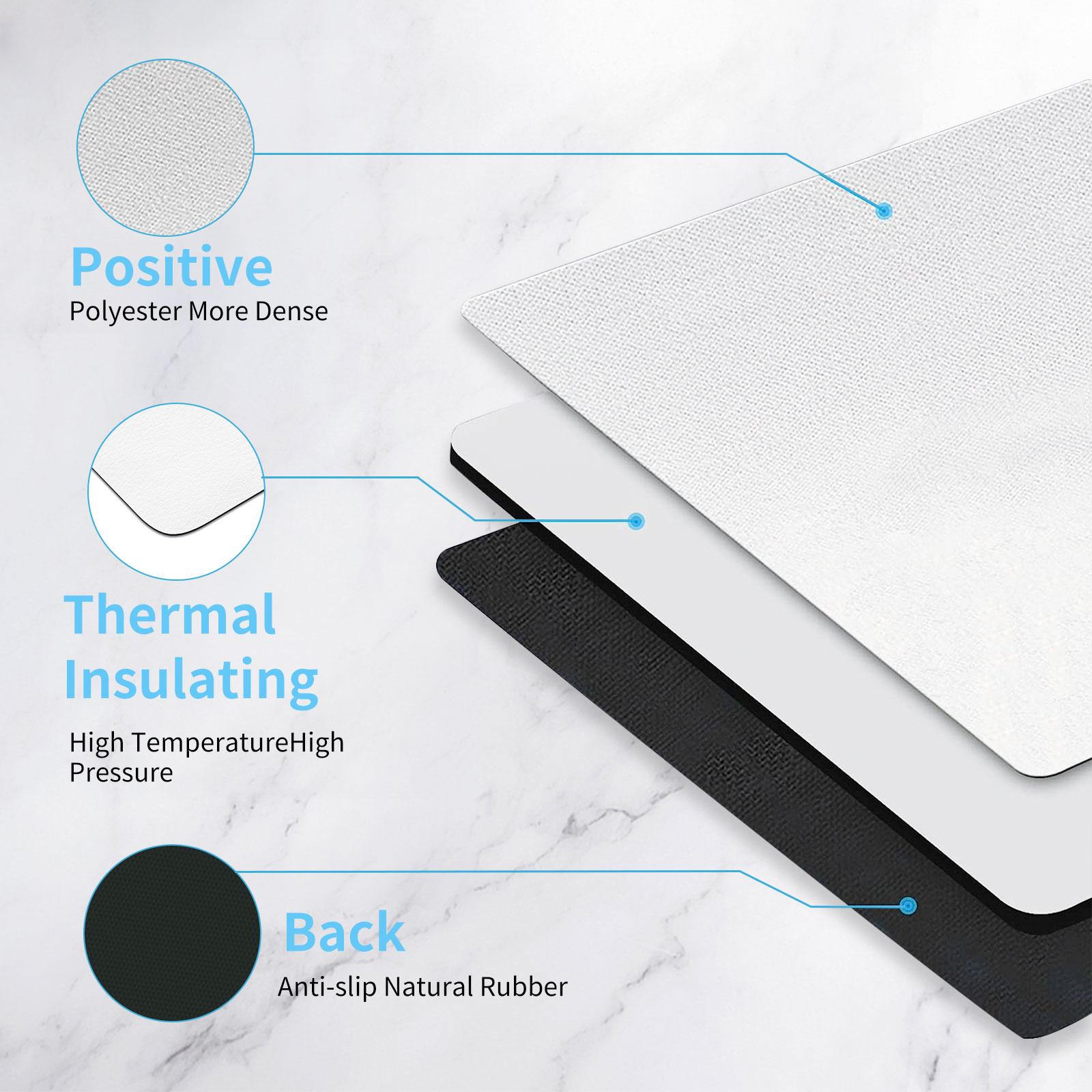 8pcs Sublimation Mouse Pad Bla - Mouse Pad Blank Sublimation 评论和价格