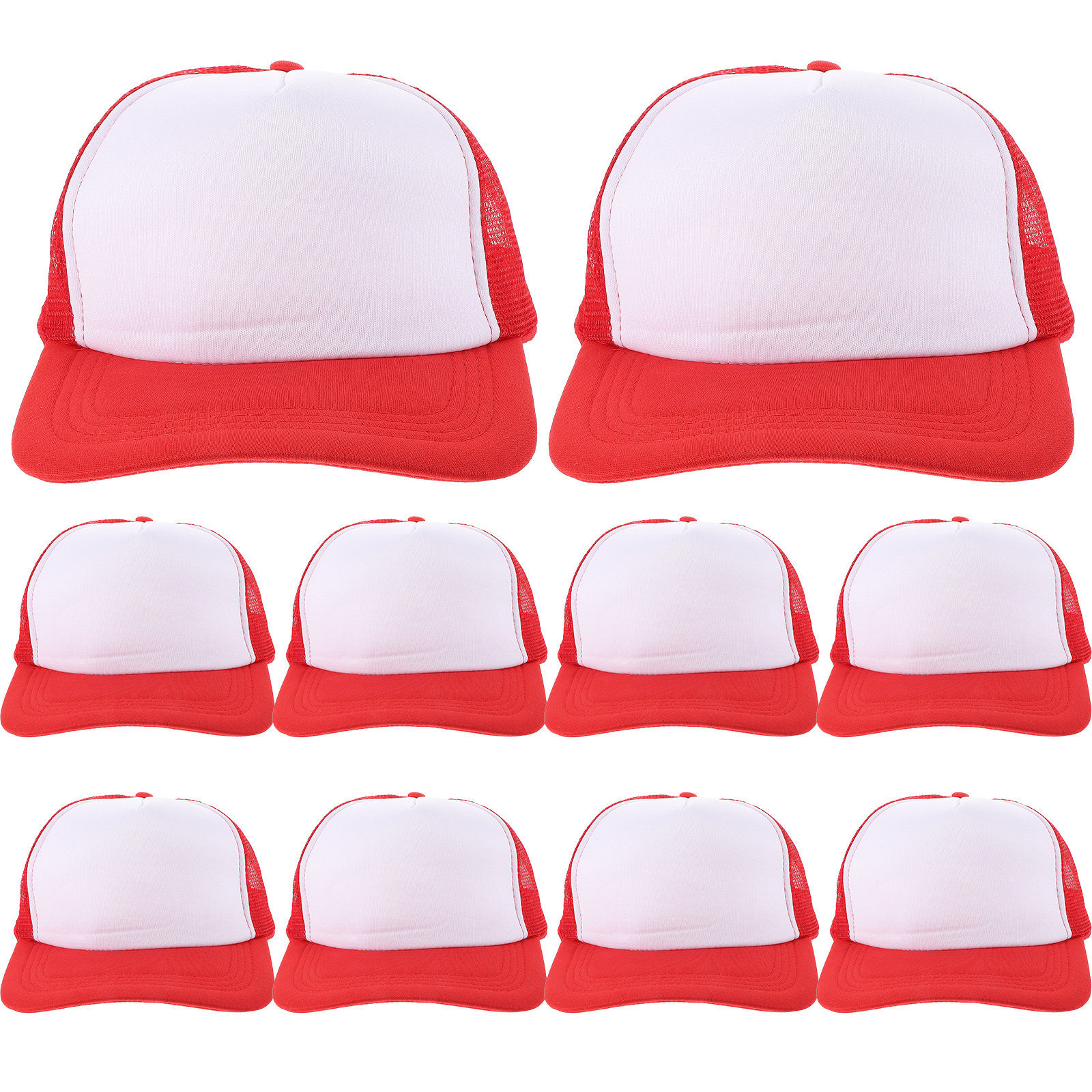 10Pcs Blank Baseball Hats Mesh - Hat Sublimation Blank 评论和价格
