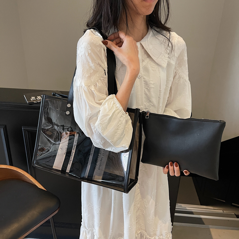 2025 Summer Hot Transparent Sh - Tote Bag Sublimation 评论和价格