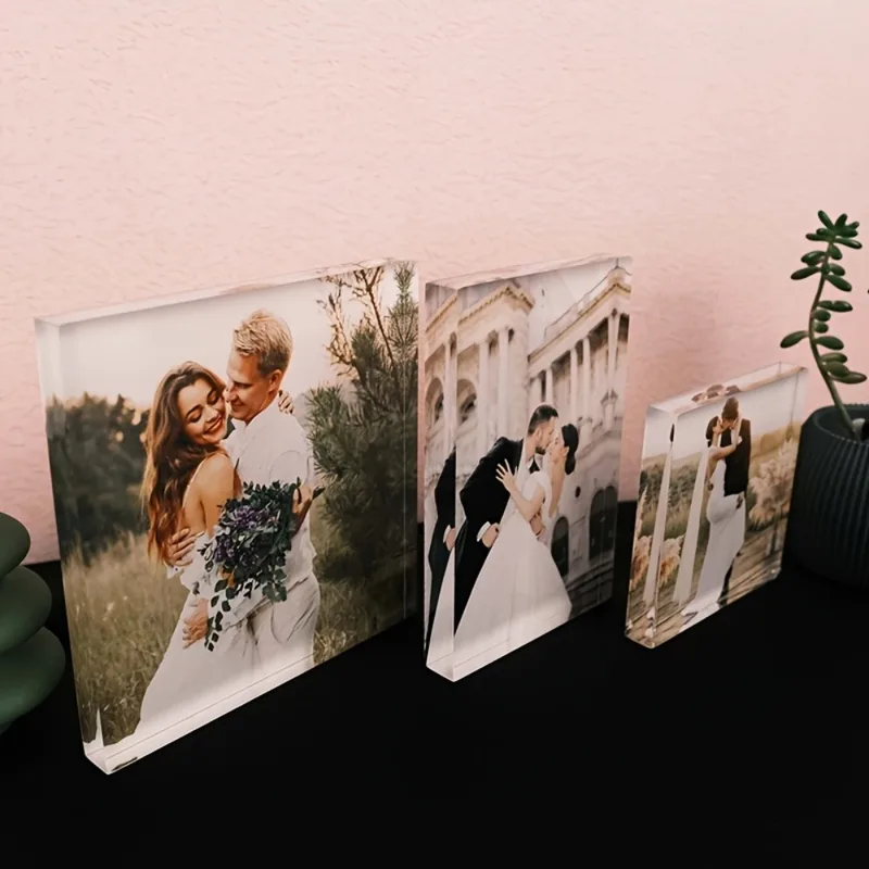 Custom Acrylic Anniversary Pho - Photo Acrylic Block 评论和价格